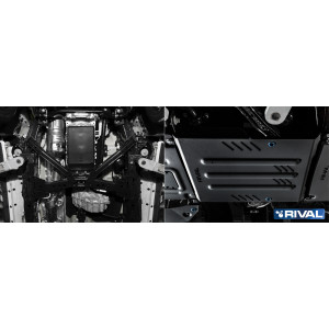 Plaque Protection 3 Mm Rival Acier Boîte De Vitesse Ford Ranger 2022-