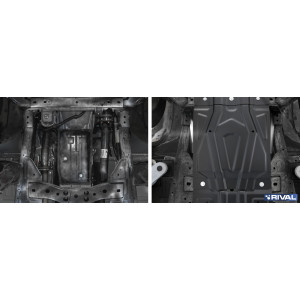 Plaque Protection 3 Mm Rival Acier Boîte De Vitesses Fiat Fullback 2