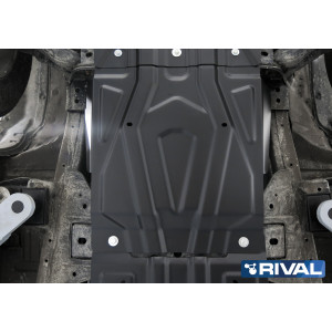 Plaque Protection 3 Mm Rival Acier Boîte De Vitesses Fiat Fullback 2