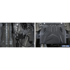 Plaque Protection 3 Mm Rival Acier Boîte Transfert Fiat Fullback 201