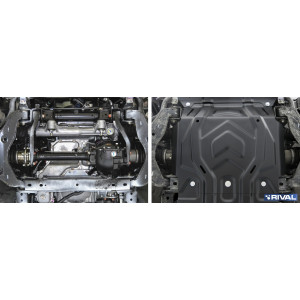 Plaque Protection 3 Mm Rival Acier Moteur Fiat Fullback 2016-