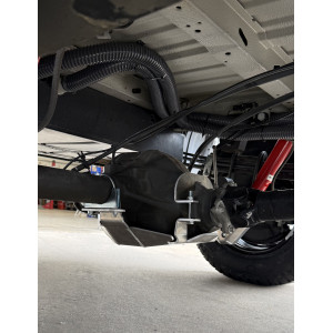 Blindage nez de pont arrière aluminium 6mm Mercedes Sprinter W906 W907 MTP 4X4