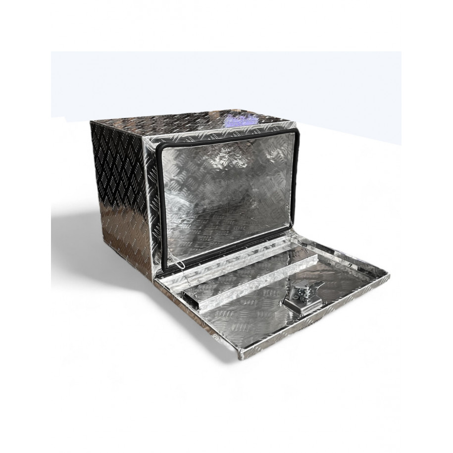 Coffre de Rangement Aluminium 100L – Dimensions 600 x 455 x 455 mm BIGFIC