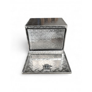 Coffre de Rangement Aluminium 100L – Dimensions 600 x 455 x 455 mm BIGFIC