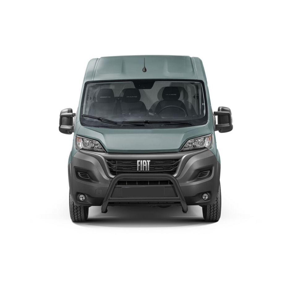 Pare-Buffle Inox Homologué avec Barre Transversale – Fiat Ducato (2006-2024)