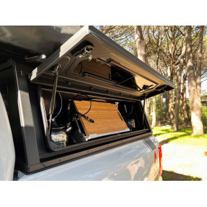 Ensemble de cuisine complet 1250mm avec compartiments latéral pour hardtop Contour Alu-Cab