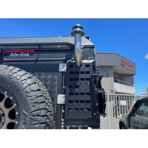 Plaque support d'accessoire Molle à droite pour cheminée pour hardtop camper avec Alu-Cab