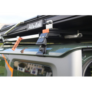Supports de gouttière pour barres de toit transversales Alu-Cab