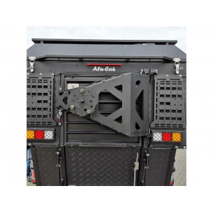 Support de roue de secours sur Hardtop Khaya camper Alu-Cab