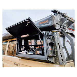 Kit cuisine pour coffre de rangement latéral droit Toyota Land Cruiser 76 Alu-Cab