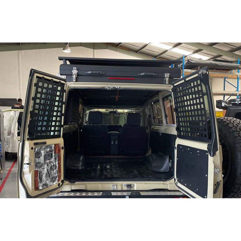 Plaques Molle pour portes arrière Toyota GRJ 78 Alu-Cab