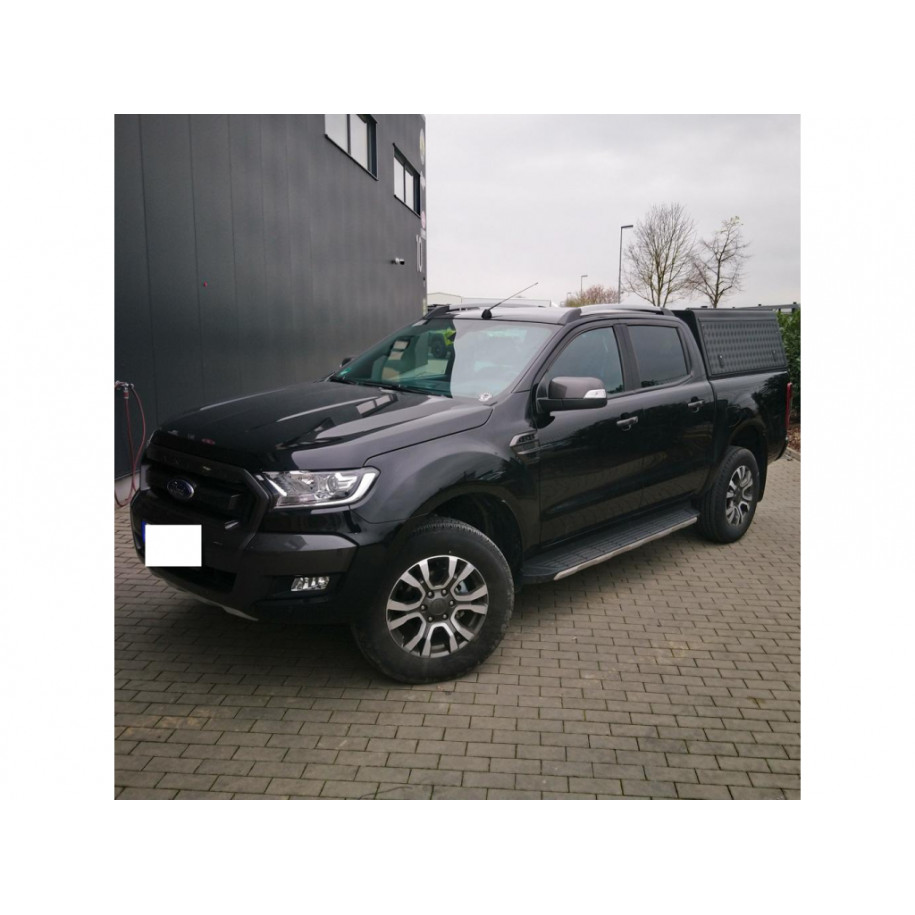 Hardtop Explorer noir strié Double Cabine Ford Ranger 2012-2022 Alu-Cab
