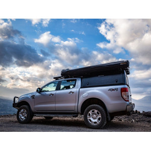 Hardtop Explorer noir lisse Double Cabine Ford Ranger 2022+ Alu-Cab