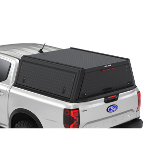 Hardtop Explorer Guard aluminium noir strié Ford Ranger 2023+ double cabine Alu Cab