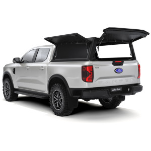 Hardtop Explorer Guard aluminium noir strié Ford Ranger 2023+ double cabine Alu Cab