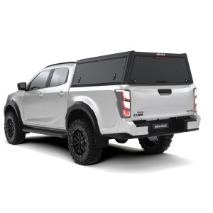 Hardtop Explorer Guard aluminium noir lisse Isuzu D-Max 2020+ double cabine Alu Cab