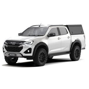 Hardtop Explorer Guard aluminium noir lisse Isuzu D-Max 2020+ double cabine Alu Cab