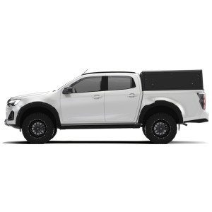 Hardtop Explorer Guard aluminium noir lisse Isuzu D-Max 2020+ double cabine Alu Cab