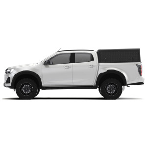 Hardtop Explorer Guard aluminium noir strié Isuzu D-Max 2020+ double cabine Alu Cab