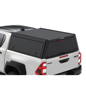 Hardtop Explorer Guard aluminium noir strié Toyota Hilux Revo double cabine Alu Cab
