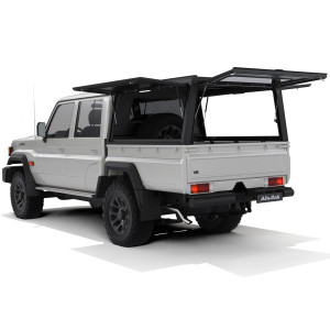 Hardtop Explorer noir strié Toyota Land Cruiser 79 double cabine 1999+ Alu-Cab