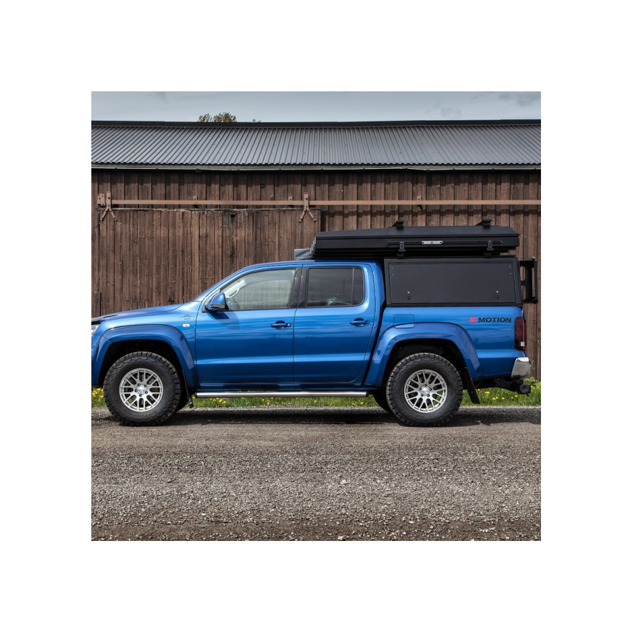 Hardtop Adventure noir lisse Volkswagen Amarok 2010-2022 double cabine Alu-Cab