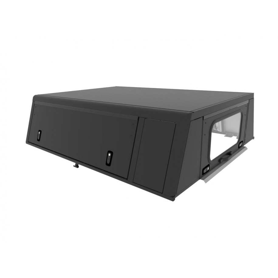 Hardtop Adventure noir lisse Ford Ranger super cab 2012-2022 Alu-Cab