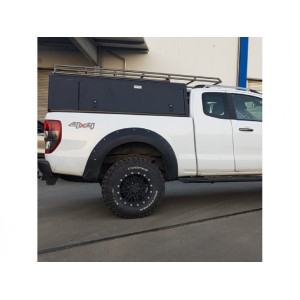 Hardtop Explorer noir lisse Ford Ranger super cab 2012-2022 Alu-Cab