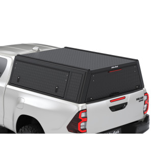 Hardtop Explorer Guard aluminium noir strié Toyota Hilux Revo extra cabine Alu Cab