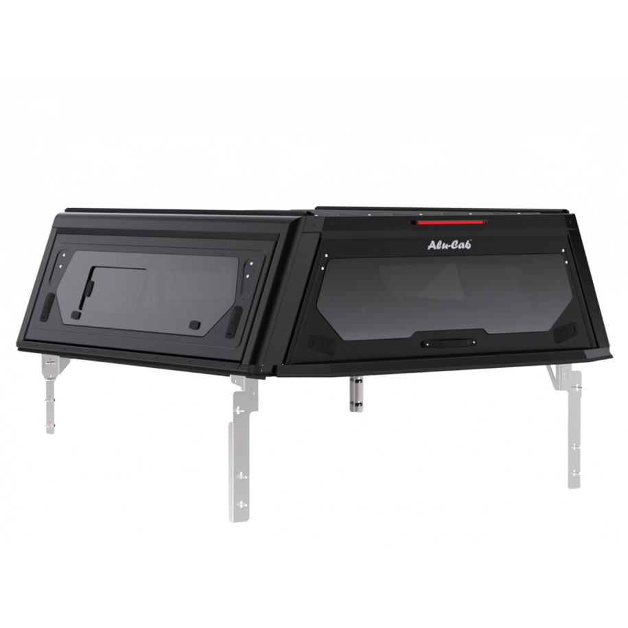 Hardtop Contour noir lisse avec fenêtre latérale Ford Ranger 2023+ Alu-Cab