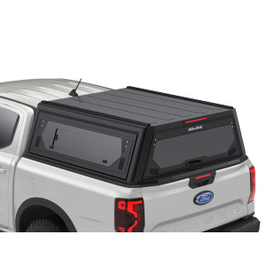 Hardtop Contour noir lisse avec fenêtre latérale Ford Ranger 2023+ Alu-Cab