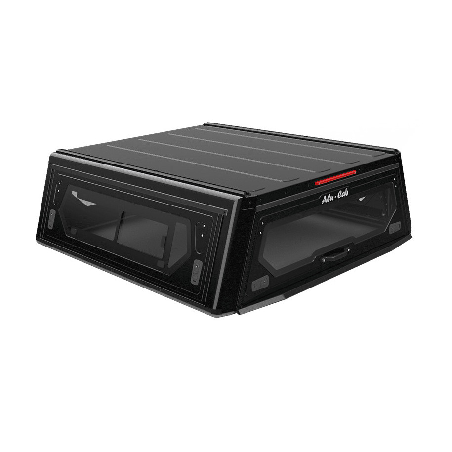 Hardtop Contour noir lisse avec fenêtre latérale pour Isuzu D-Max 2020+ double cabine Alu-Cab