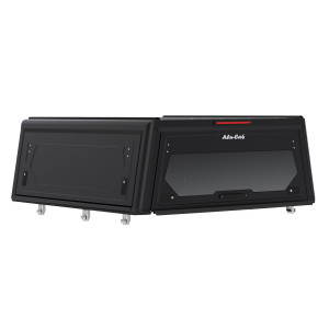 Hardtop Contour noir lisse sans fenêtre latérale pour Jeep Gladiator 2019+ Alu-Cab