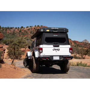 Hardtop Contour noir/ lisse avec fenêtre latérale pour Jeep Gladiator 2019+ Alu-Cab