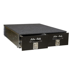 Tiroirs double 1230 mm Alu-Cab