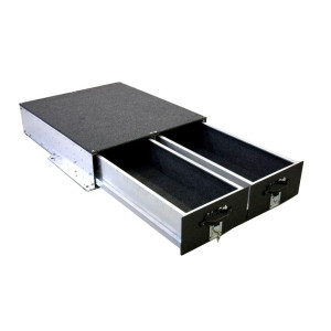Tiroirs double 750 mm Alu-Cab