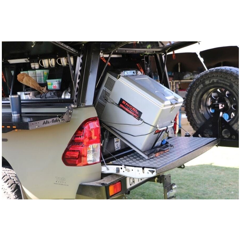 Plateau coulissant basculant pour réfrigérateur 60L Alu-Cab