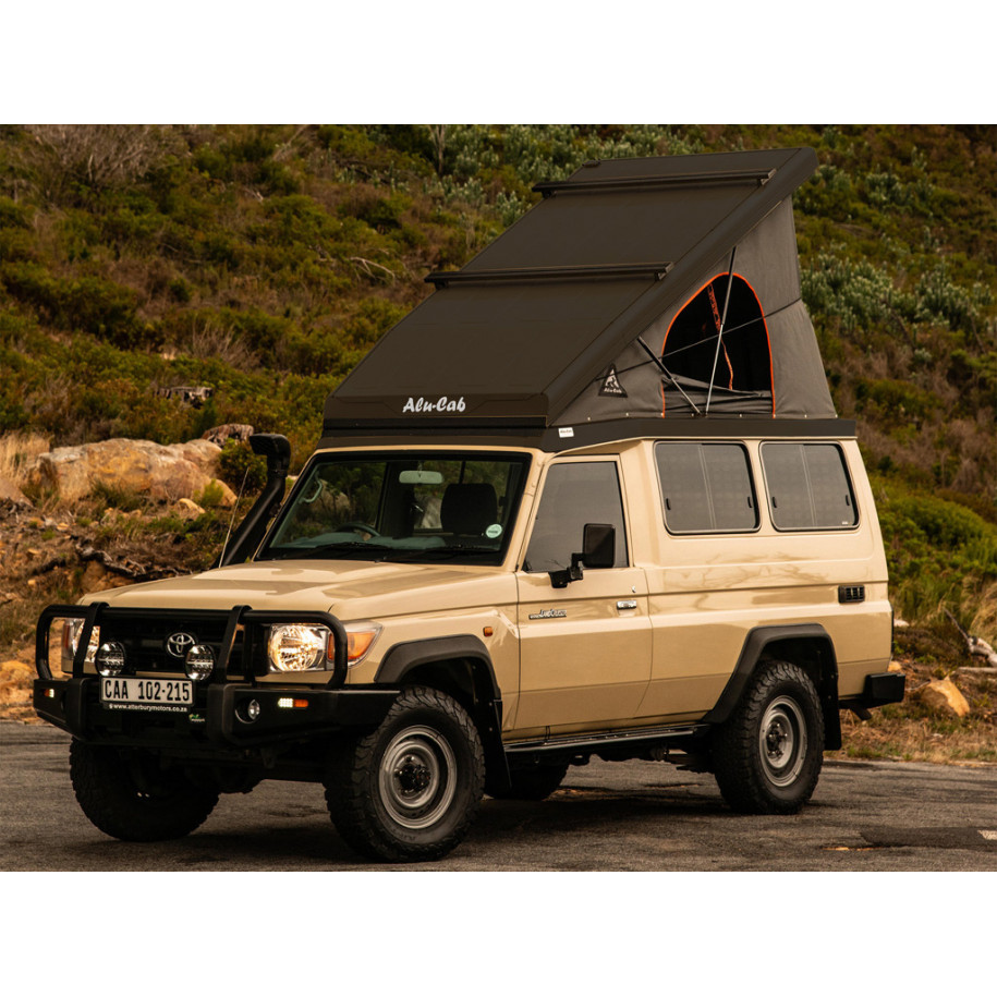 Toit relevable noir Alu-Cab Hercules G2 Land Cruiser 75 78