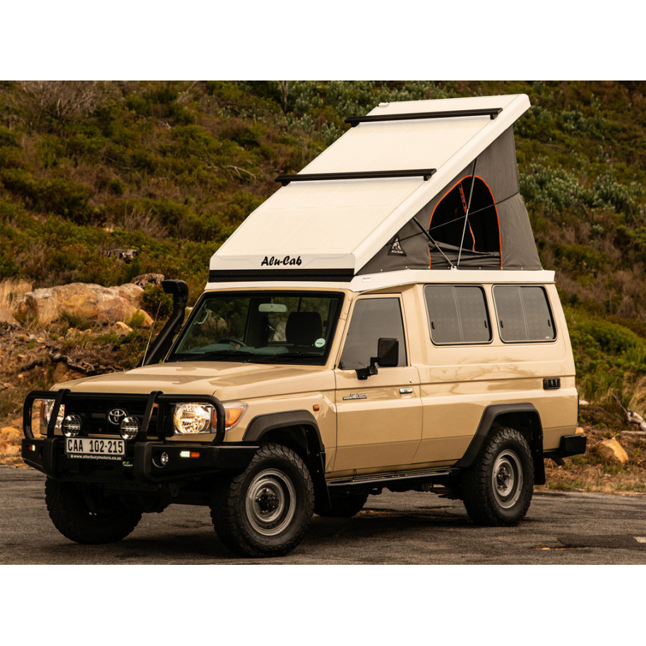 Toit relevable blanc Alu-Cab Hercules G2 Land Cruiser 75 78