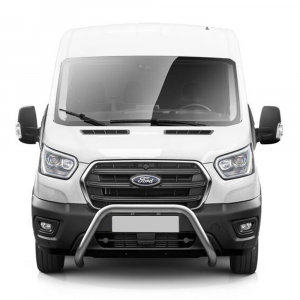 Pare-Buffle Inox homologué sans barre transversale Ford Transit 2014+