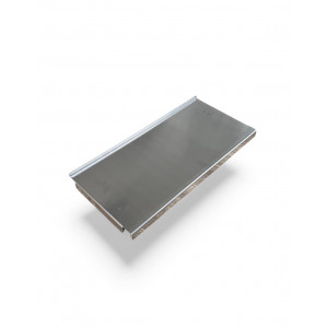Etagère aluminium fixe pour coffre largeur (L X P) 500MM X 300MM