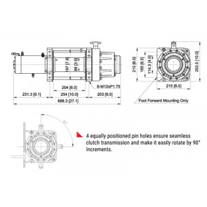Treuil ComeUp Seal 20 RS (9 072 kg) 12V