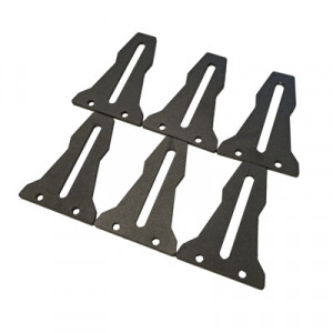 Improve your offroad experience with Alu-Cab Canopy Security window brackets (6x)