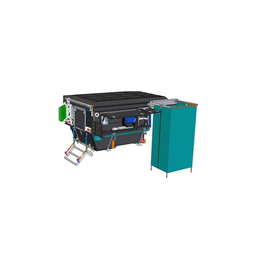 Improve your offroad experience with Alu-Cab support for Shower Cube - Khaya Camper and XC Canopy Camper