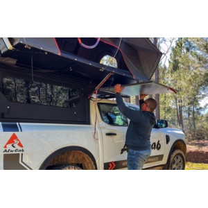 Improve your offroad experience with Alu-Cab Table Mount for ModCAP Family Double Cab