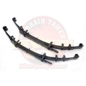 NIS015C LEAF SPRING REAR RAISED 45MM TO 150KG COMFORT TERRAIN TAMER NAVARA D21 D22