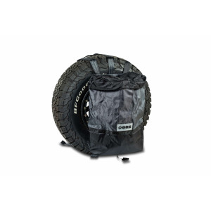 Sac posé sur la roue