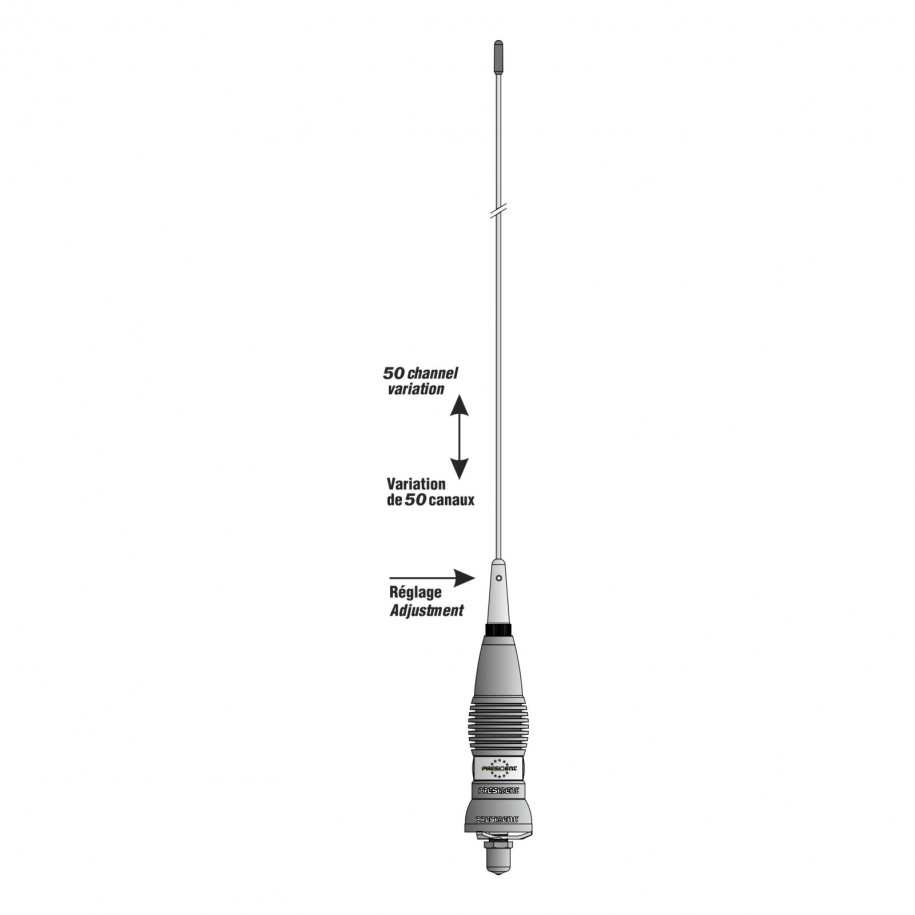 Antenne CB à Perçage President MS 85