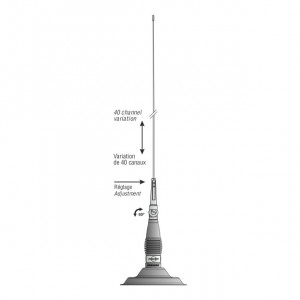 Antenne CB Magnétique President MLA-85