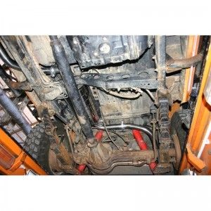 Ligne d'échappement complète après tube primaire Toyota HZJ75-78 TOYO169